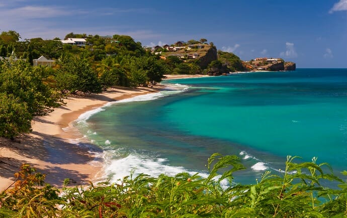 Spiaggia a Grenada, Caraibi